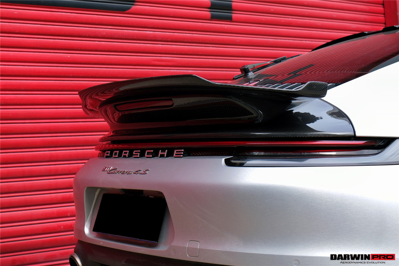 2019-2023 Porsche 911 992 Carrera S/4/4S BKSSII Style Trunk Wing - DarwinPRO Aerodynamics