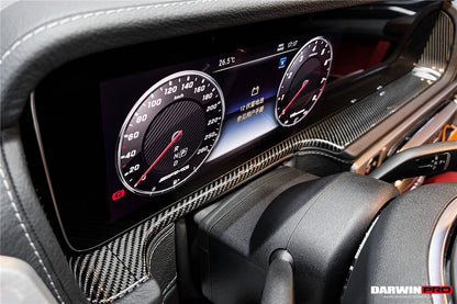 2019-2023 Mercedes Benz W464 G550/G63AMG G-Class G Wagon Dry Carbon Fiber Repalcement Interiors - DarwinPRO Aerodynamics