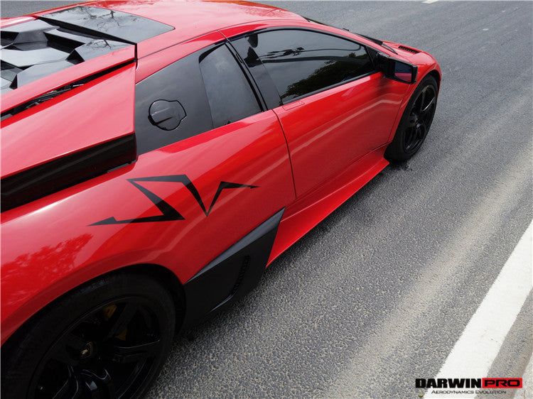 2001-2010 Lamborghini Murcielago SV Style Side Skirts - DarwinPRO Aerodynamics