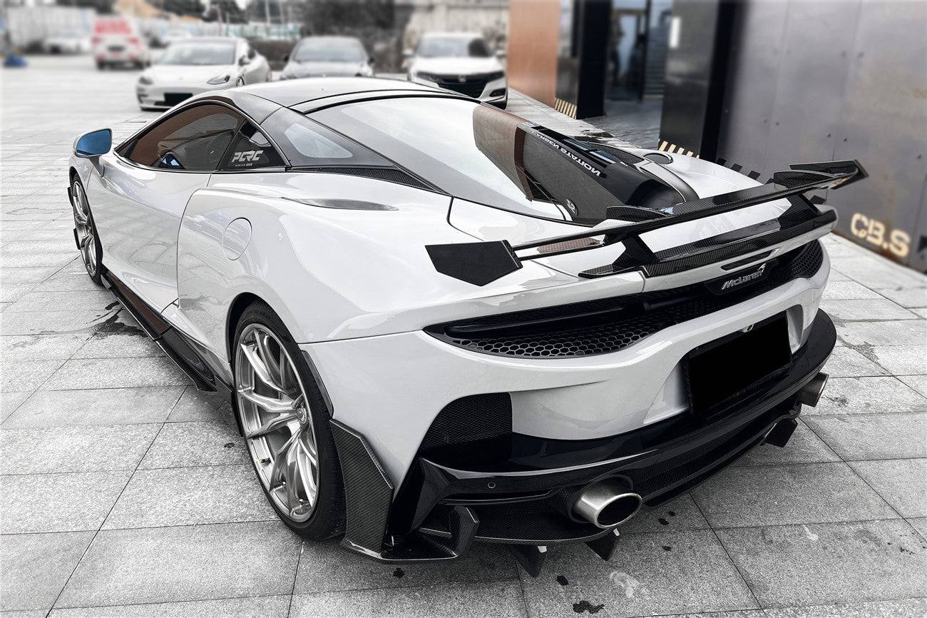 2020-2023 McLaren GT WP Style DRY Carbon Fiber GT Wing - Carbonado