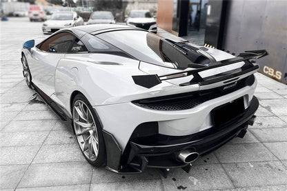 2020-2023 McLaren GT WP Style DRY Carbon Fiber GT Wing - Carbonado