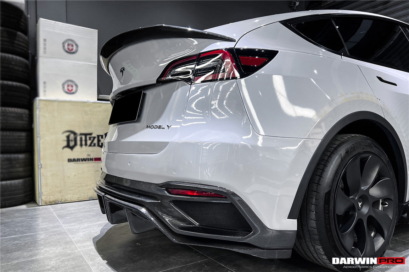 2020-2023 Tesla Model Y IMP Performance Carbon Fiber Rear Bumper - DarwinPRO Aerodynamics