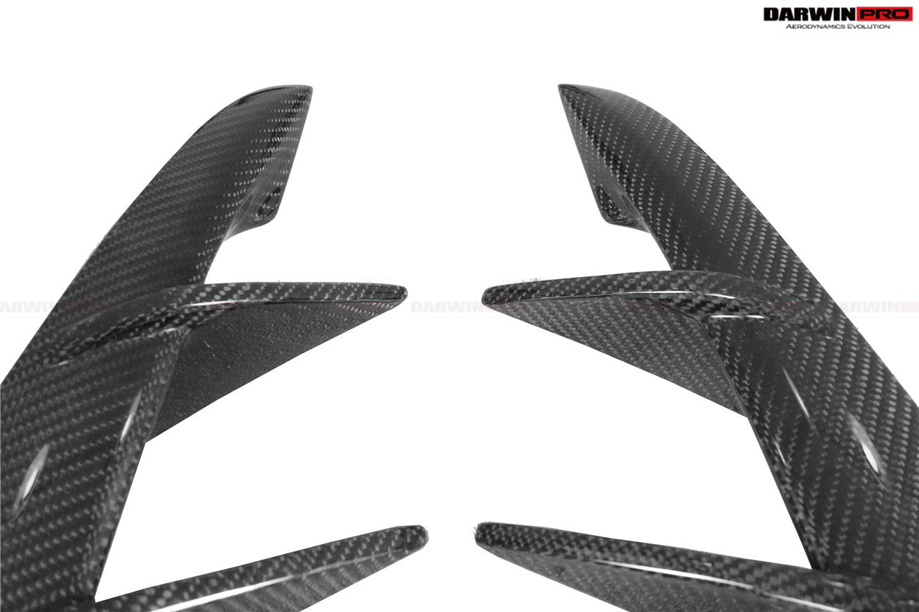 2019-UP Toyota GR Supra (J29/DB) A90 A91 BKSS Style Carbon Fiber Front Bumper Vents - DarwinPRO Aerodynamics