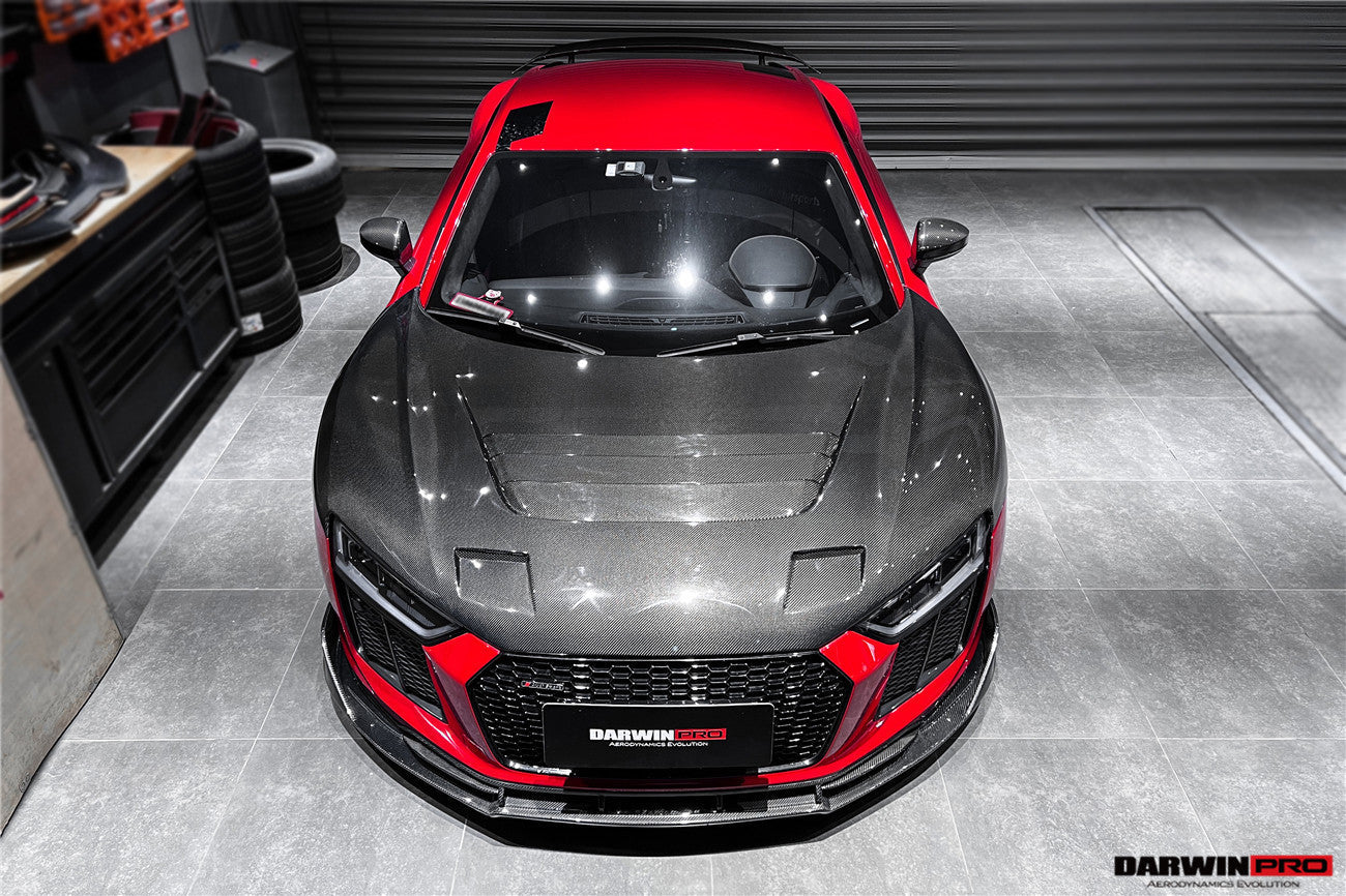 2016-2023 Audi R8 Coupe/Spyder iMP Performance Carbon Fiber Hood - DarwinPRO Aerodynamics