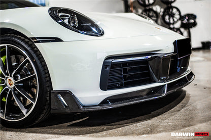 2019-2023 Porsche 911 992 Carrera S/4/4S/Targa/Cabriolet BKSS Style Front Middle Lip - DarwinPRO Aerodynamics