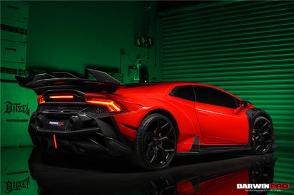 2015-2022 Lamborghini Huracan LP610 & LP580 & EVO Coupe Only BKSSII Style Rear Wide Fender Flare - DarwinPRO Aerodynamics
