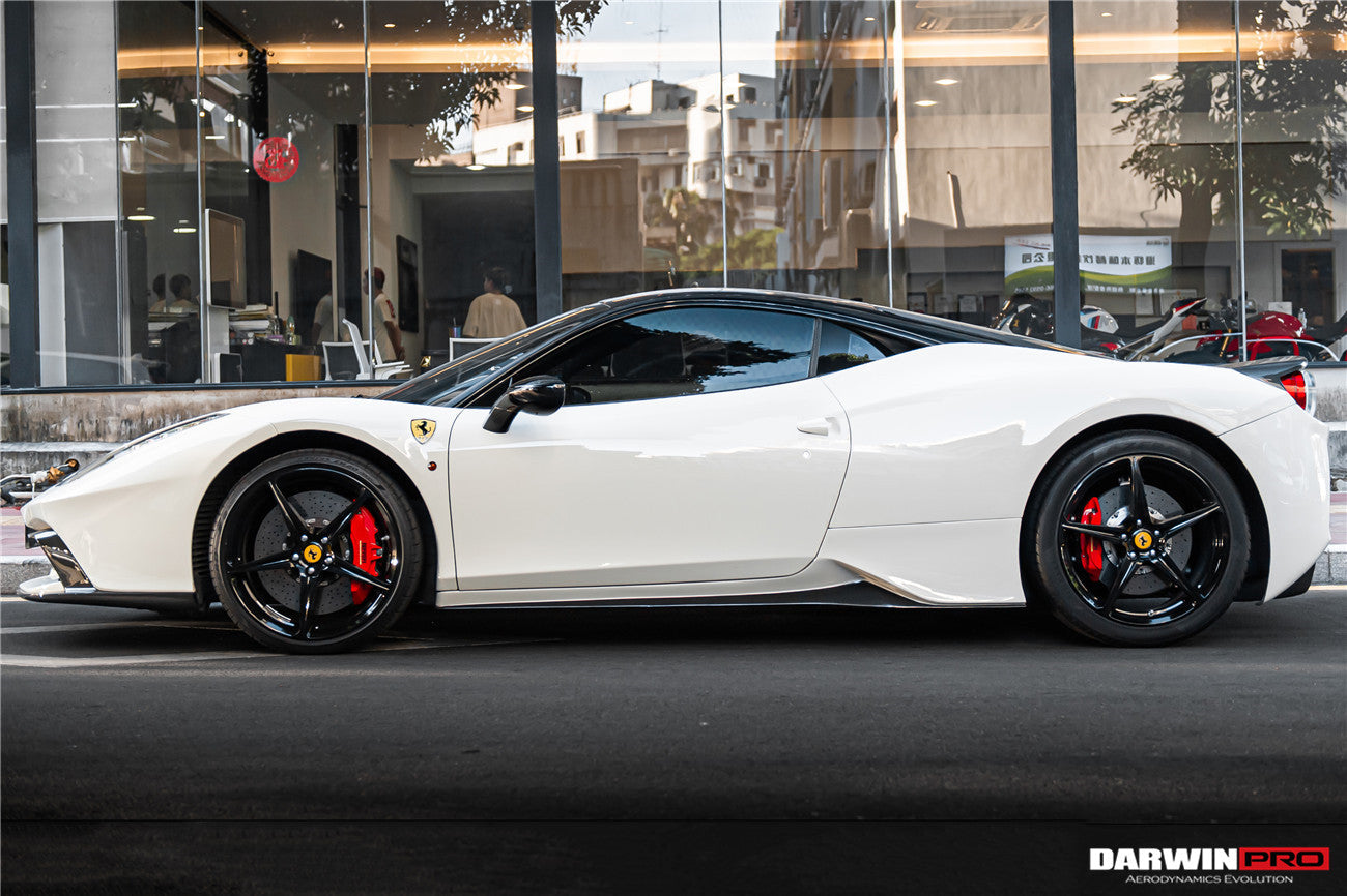 2010-2015 Ferrari 458 Coupe/Spyder BKSS Style Side Skirts - DarwinPRO Aerodynamics