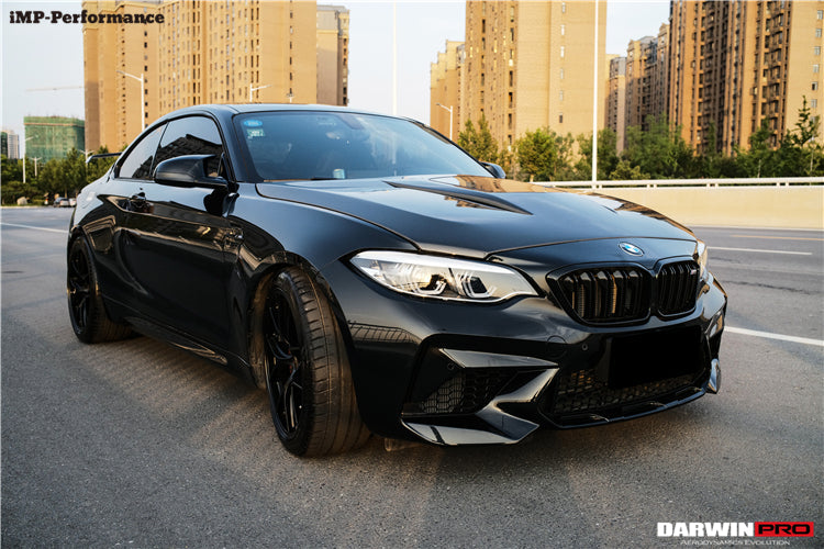 2014-2020 BMW M2/M2C  2-SERIES F22/F23F87 IMP Performance Partial Carbon Fiber Hood - DarwinPRO Aerodynamics