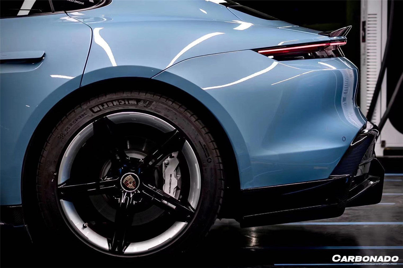 2019-2022 Porsche Taycan/4/4S/GTS/TURBO OD Style Rear Diffuser - Carbonado