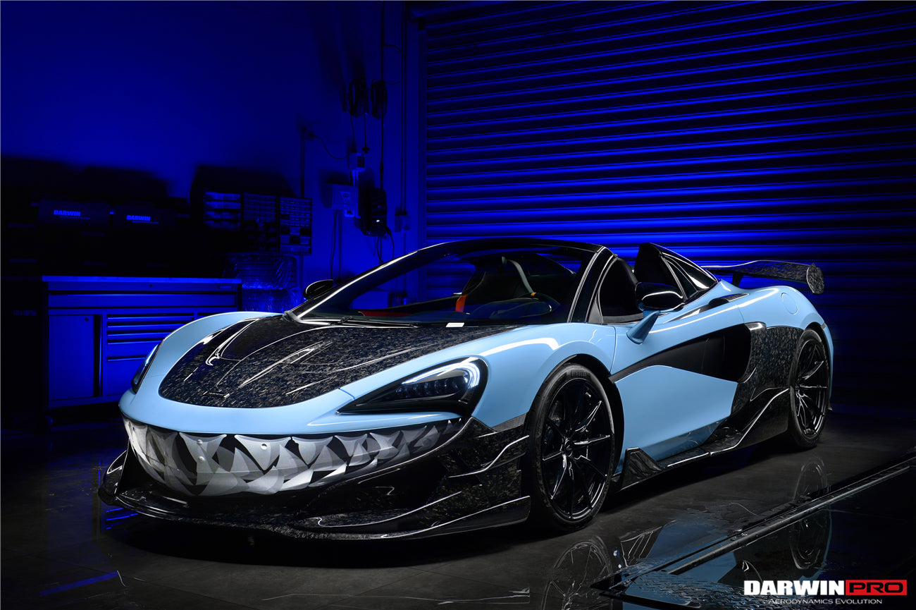 2015-2021 McLaren 600lt 540C 570S BKSS Style Cabon Fiber Side Skirts Under Board - DarwinPRO Aerodynamics