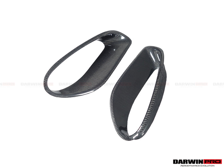 2013-2019 Porsche 991 Turbo/S OEM Style Carbon Fiber Quarter Panel Side Scoops - DarwinPRO Aerodynamics