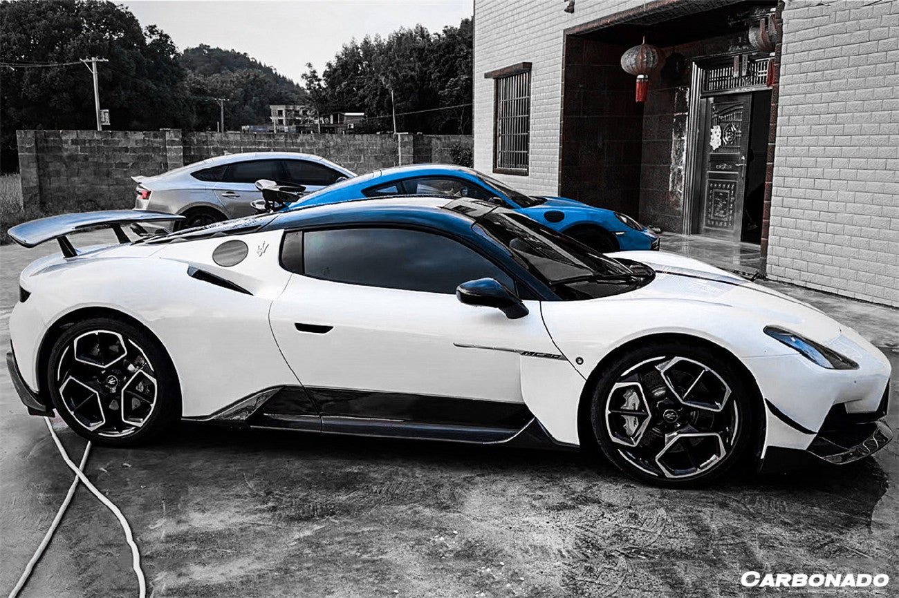 2020-UP Maserati MC20 SVD Style Dry Carbon Fiber GT Wing - Carbonado