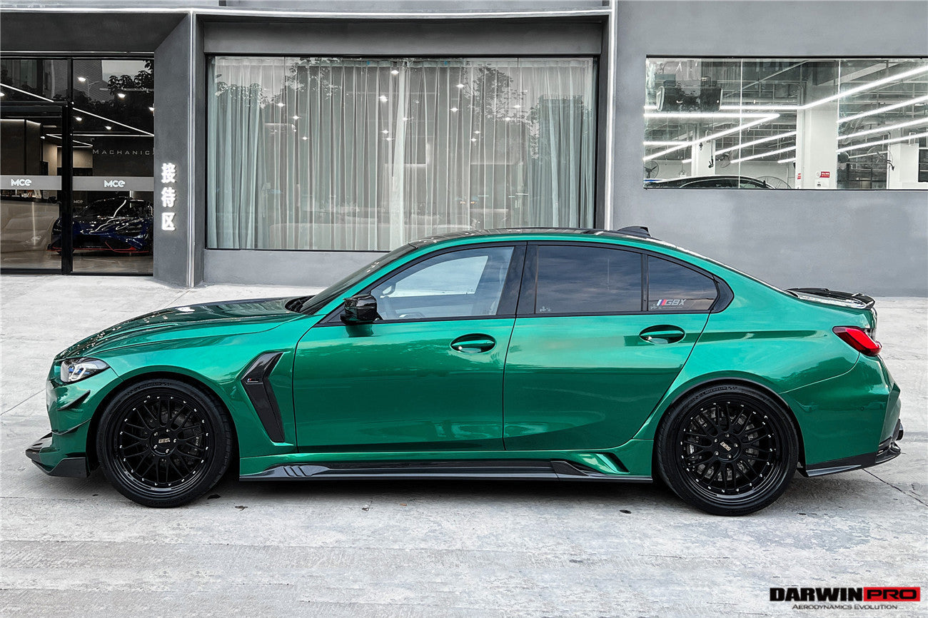 2021-UP BMW M3 G80 G81 BKSSII Style Front Bumper and Front Fender and Side Skirts - DarwinPRO Aerodynamics