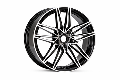 E1024 Black Machined Face 19x7.5 ET35 5x114.3 – (Square Set of 4)