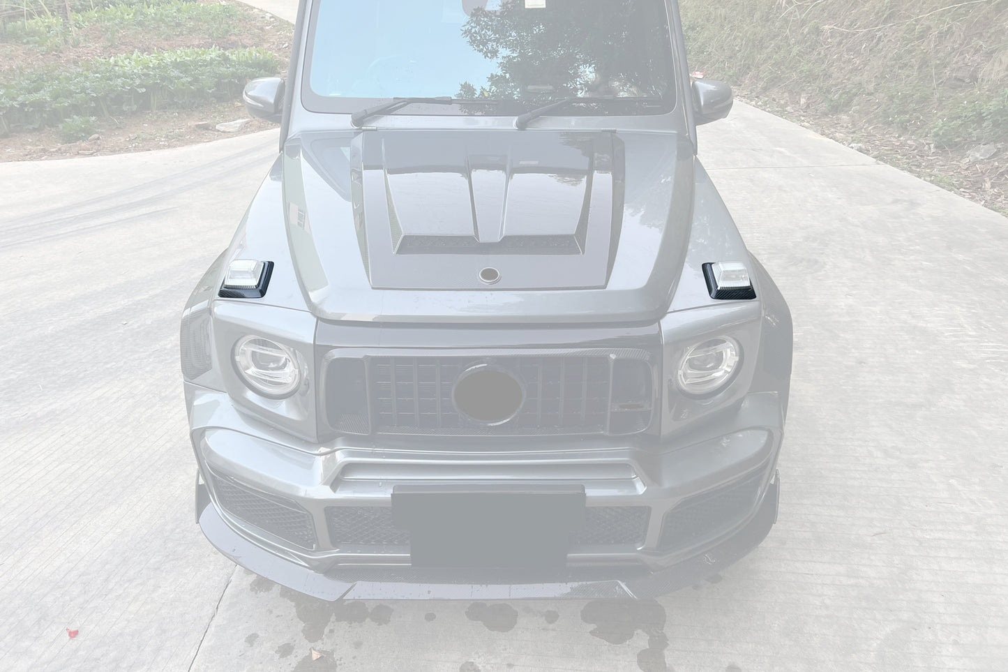 2018-2024 Mercedes Benz G63 AMG & G550 W464 G-Wagon BR-G900 Style Dry Carbon Turn Lights Cover - Carbonado