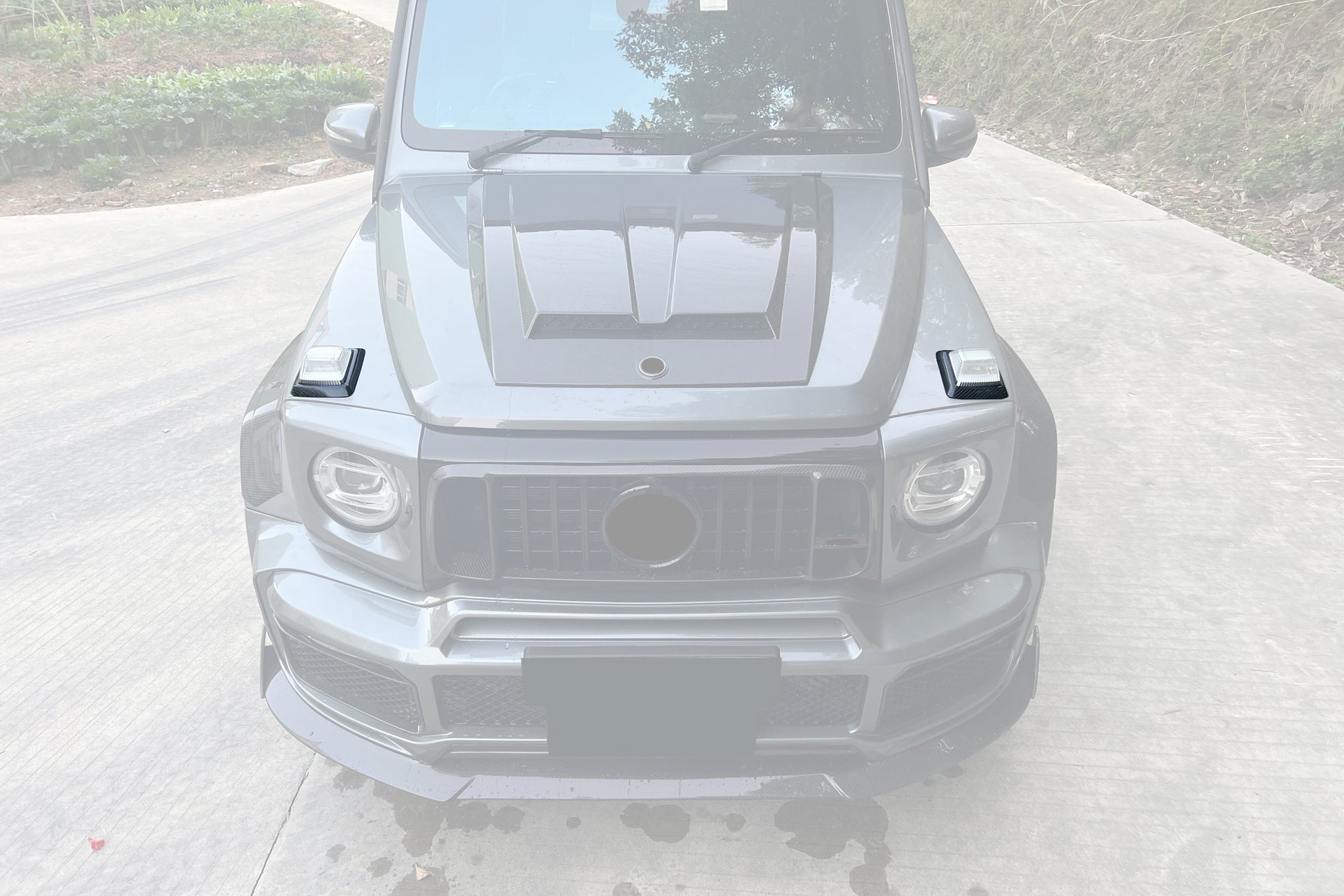 2018-2024 Mercedes Benz G63 AMG & G550 W464 G-Wagon BR-G900 Style Dry Carbon Turn Lights Cover - Carbonado