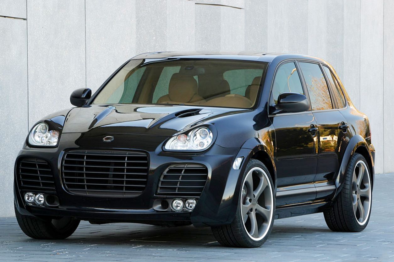 2002-2007 Porsche Cayenne 955 TA Style Auto Full Wide Body Kit - Carbonado