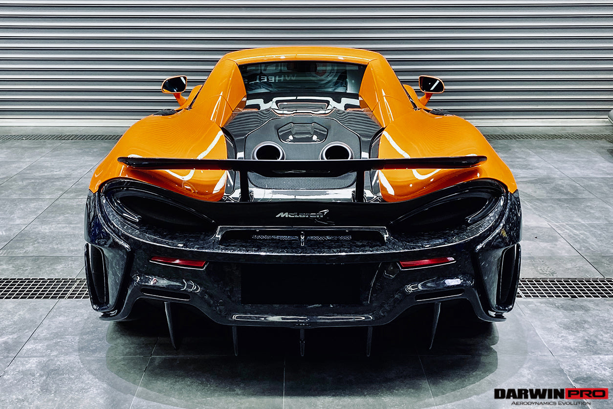 2018-2021 McLaren 600lt Carbon Fiber Rear Bumper - DarwinPRO Aerodynamics