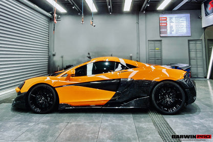 2015-2021 McLaren 600lt 540C 570S Cabon Fiber Side Skirts Under Board - DarwinPRO Aerodynamics