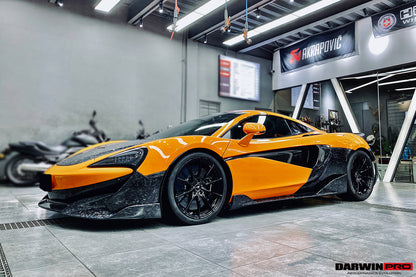 2018-2021 McLaren 600lt Carbon Fiber Quarter Panel Side Scoops - DarwinPRO Aerodynamics