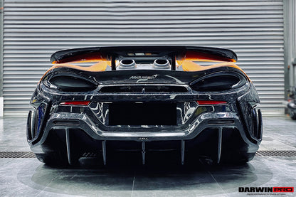 2018-2021 McLaren 600lt Carbon Fiber Rear Bumper - DarwinPRO Aerodynamics