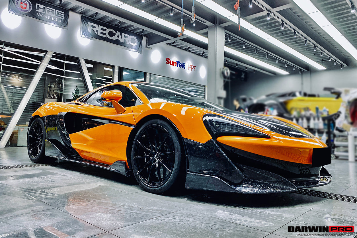 2015-2021 McLaren 600lt 540C 570S Cabon Fiber Side Skirts Under Board - DarwinPRO Aerodynamics