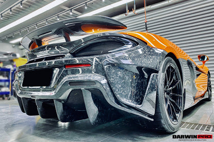 2018-2021 McLaren 600lt Carbon Fiber Rear Bumper - DarwinPRO Aerodynamics