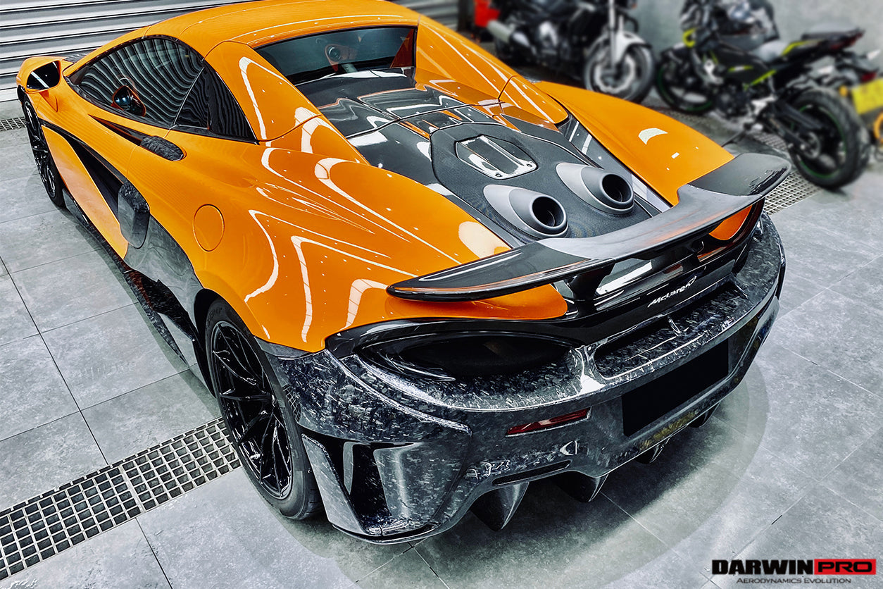 2018-2021 McLaren 600lt Carbon Fiber Rear Bumper Side Canards - DarwinPRO Aerodynamics
