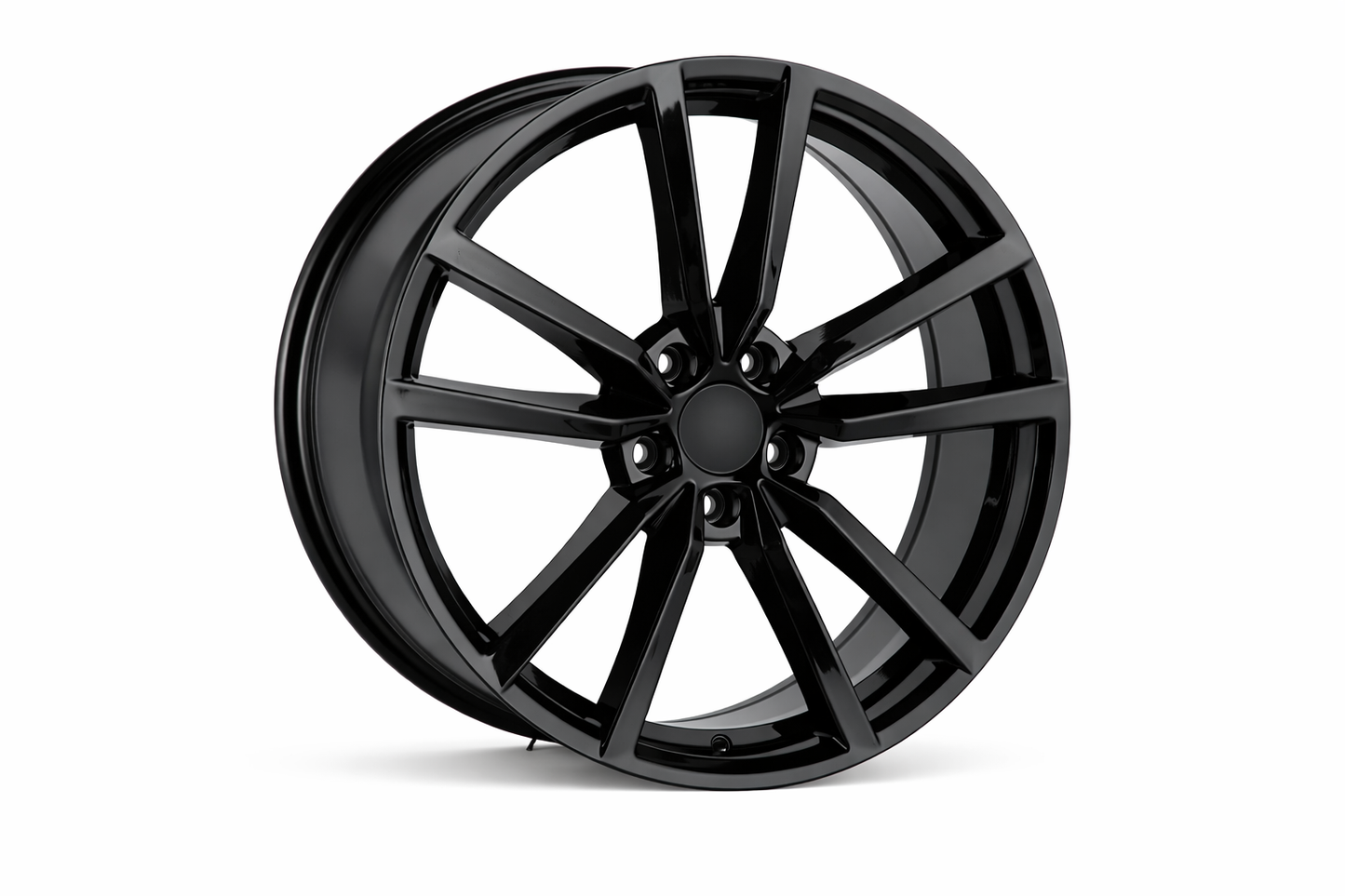 E600 Gloss Black 17x7.5 ET35 5.100 - Square Set (4 Wheels)