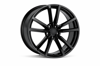 E600 Gloss Black 17x7.5 ET35 5.100 - Square Set (4 Wheels)