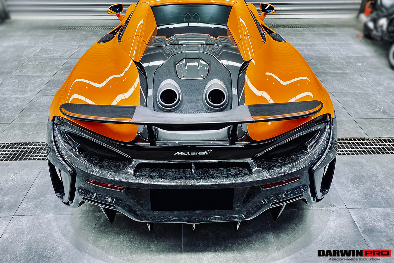 2018-2021 McLaren 600lt Carbon Fiber Rear Bumper Side Canards - DarwinPRO Aerodynamics