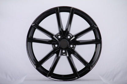 E600 Gloss Black 17x7.5 ET35 5.100 - Square Set (4 Wheels)