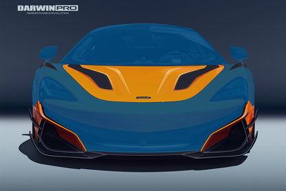 2018-2021 McLaren 600lt 2015-2021 540c/570s/570gt BKSS Style Carbon Fiber Hood - DarwinPRO Aerodynamics