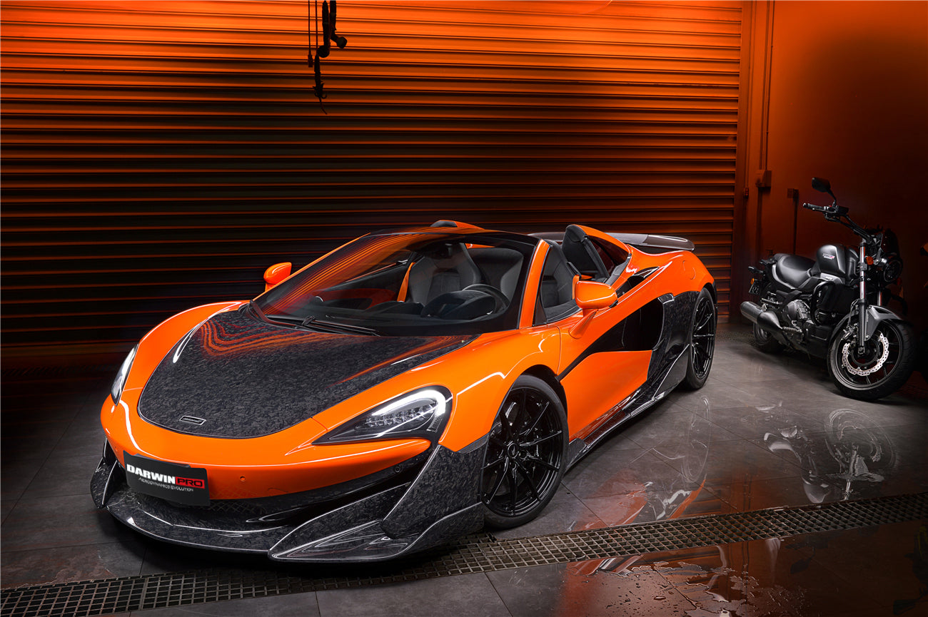 2018-2021 McLaren 600lt / 2015-2021 540c/570s/570gt Carbon Fiber Hood - DarwinPRO Aerodynamics