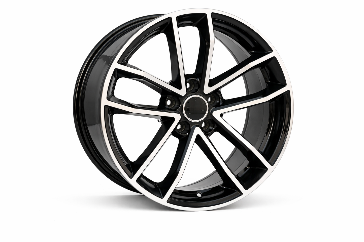 E603 Black Machined Face 19x8.5 ET35 5.112 - Square Set (4 Wheels)