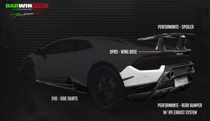 2015-2020 Lamborghini Huracan LP610/LP580 EVO Style Side Skirts - DarwinPRO Aerodynamics