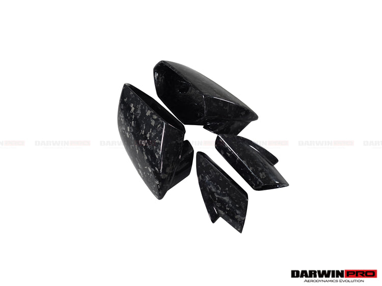 2015-2023 Lamborghini Huracan LP610/LP580/EVO/STO/PERFORMANTE Autoclave Carbon Fiber Mirror Housing Repalcement - DarwinPRO Aerodynamics