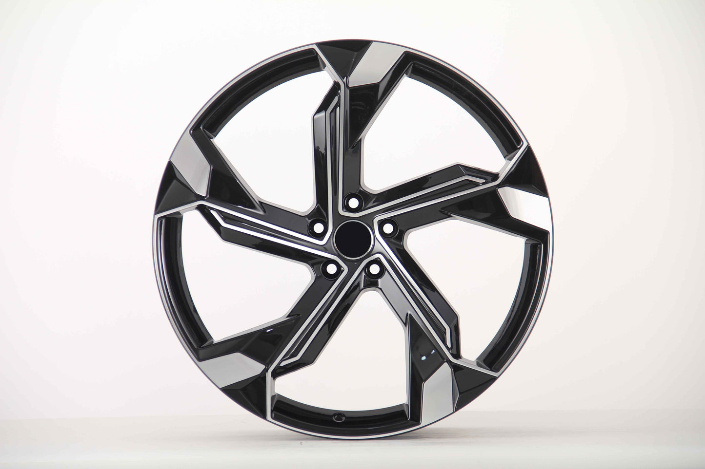 E611 Black Machined Face 22x10 ET25 5x112 – (Square Set of 4)