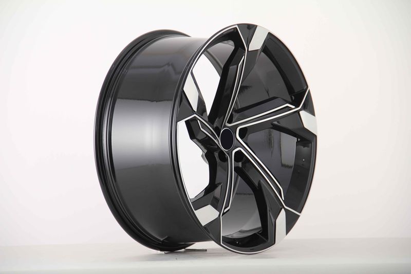 E611 Black Machined Face 22x10 ET25 5x112 – (Square Set of 4)