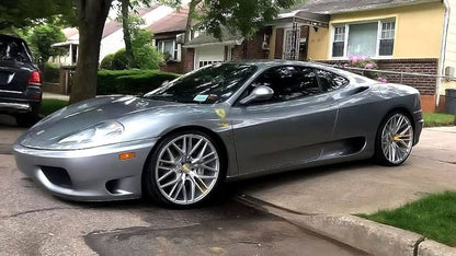 22" Road Force RF13 Silver Machine Face 5x114.3 ( Staggered Setup ) ( Set of 4 )