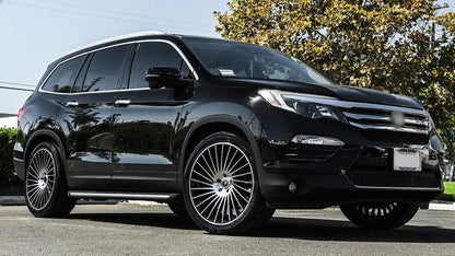 22" Road Force RF23 Gloss Black Machine Face 5x112 (Set of 4)