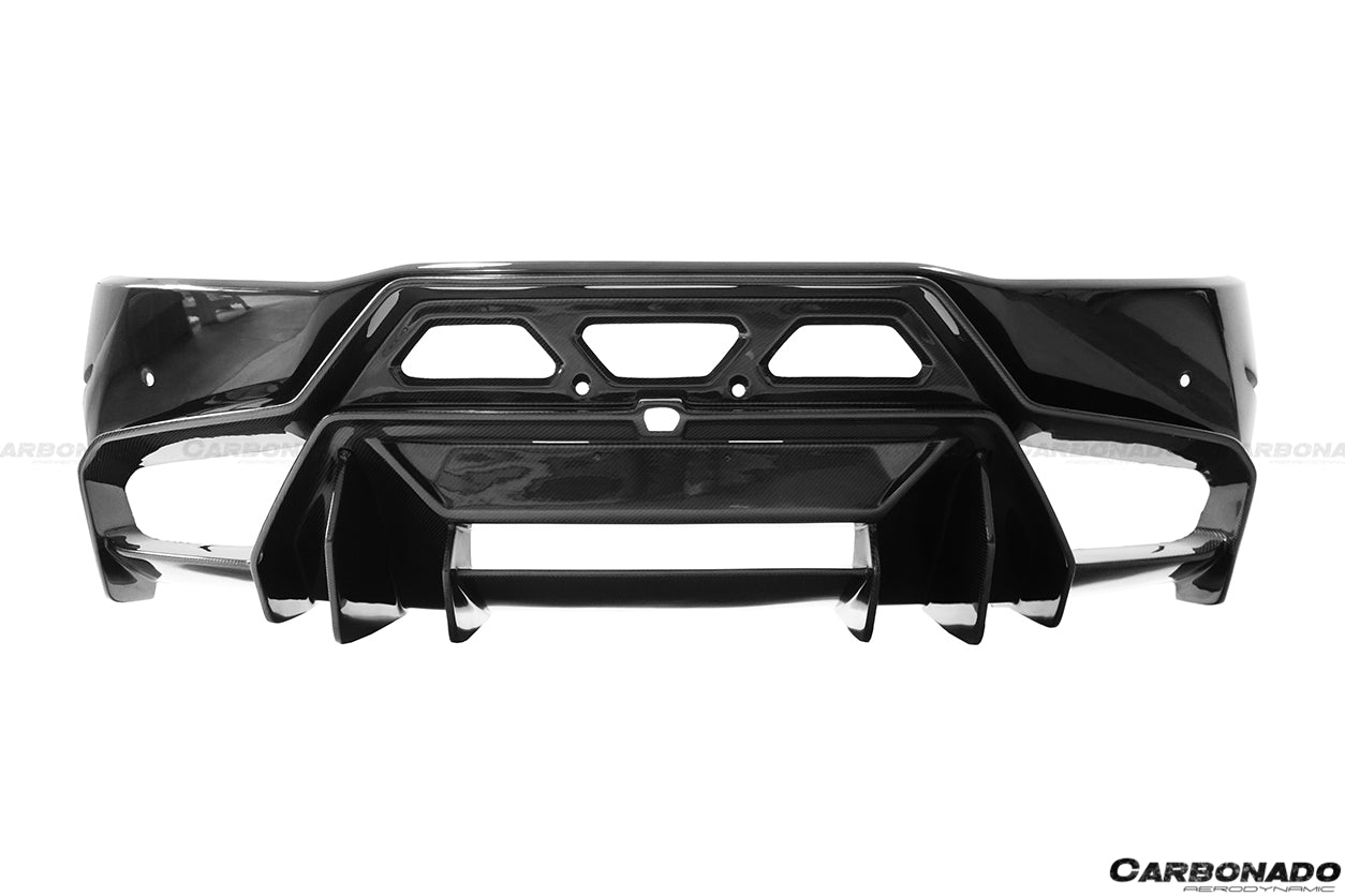 2015-2020 Lamborghini Huracan LP610/LP580 VRS Style Rear Bumper - Carbonado