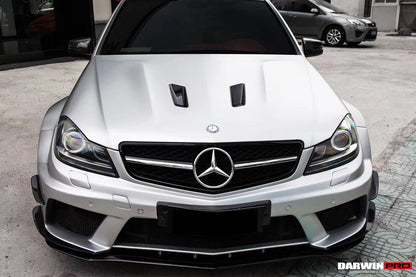 2012-2014 Mercedes Benz W204 C63 AMG Sedan BKSS Style Wide Full Body Kit - DarwinPRO Aerodynamics