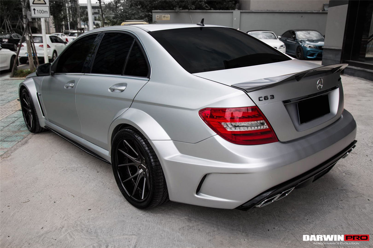 2012-2014 Mercedes Benz W204 C63 AMG Sedan BKSS Style Wide Full Body Kit - DarwinPRO Aerodynamics