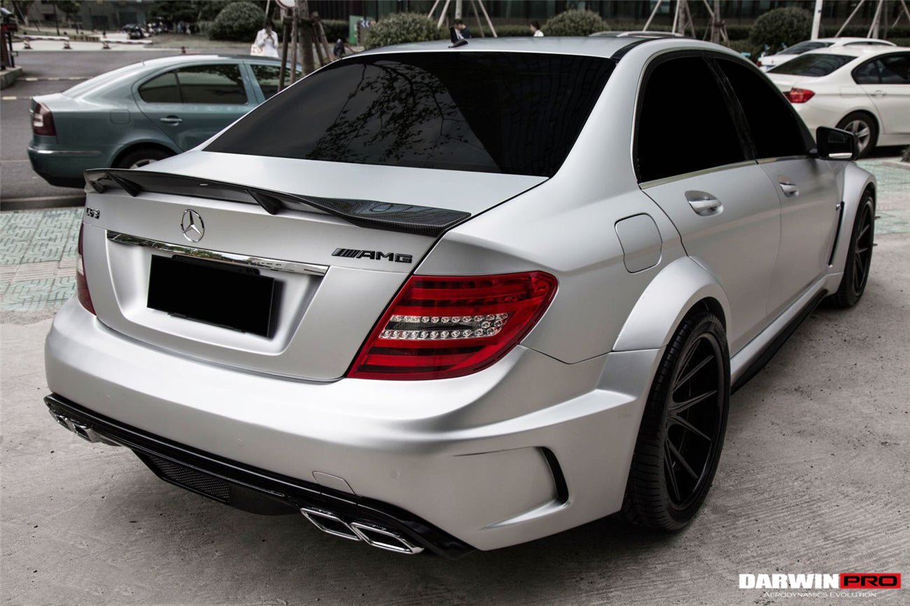 2012-2014 Mercedes Benz W204 C63 AMG Sedan BKSS Style Wide Full Body Kit - DarwinPRO Aerodynamics