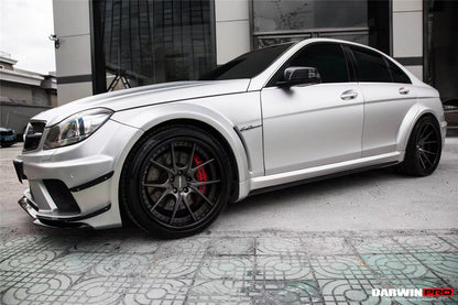 2012-2014 Mercedes Benz W204 C63 AMG Sedan BKSS Style Wide Full Body Kit - DarwinPRO Aerodynamics