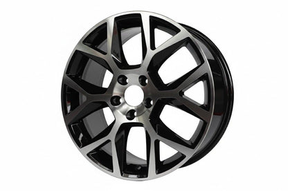 E640 Black Machined Face 18x7.5 ET45 5x112 – (Square Set of 4)