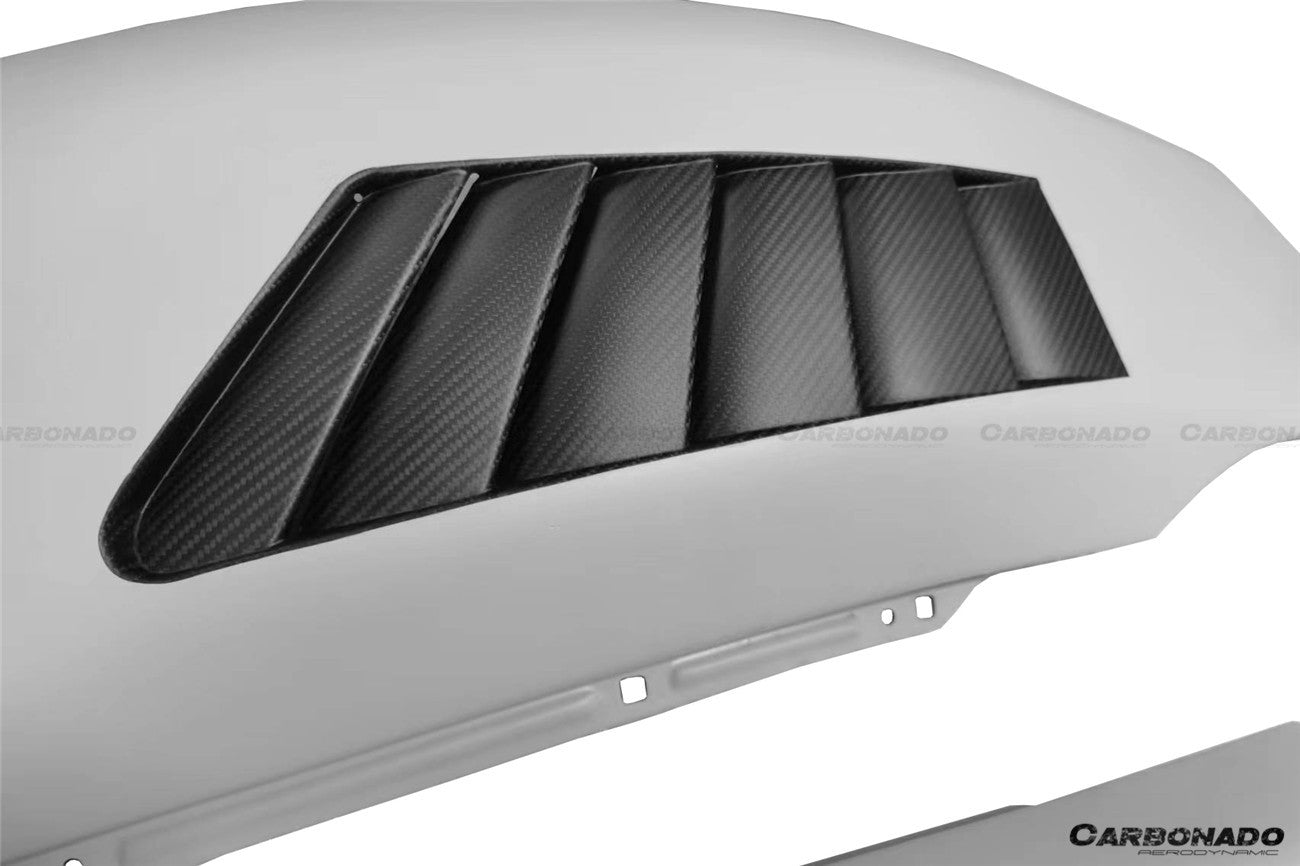 2014-2017 McLaren 650S OD Style Autoclave Carbon Fiber Front Fender - Carbonado
