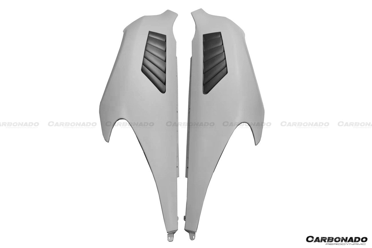 2014-2017 McLaren 650S OD Style Autoclave Carbon Fiber Front Fender - Carbonado