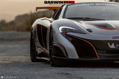 2014-2017 McLaren 650S  675LT Style Partial Carbon Fiber Front Bumper - DarwinPRO Aerodynamics